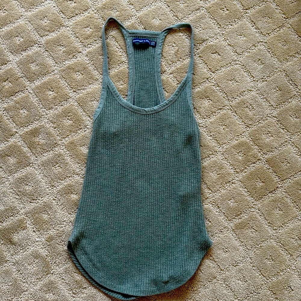 Abercrombie & Fitch Tank Top Army Green